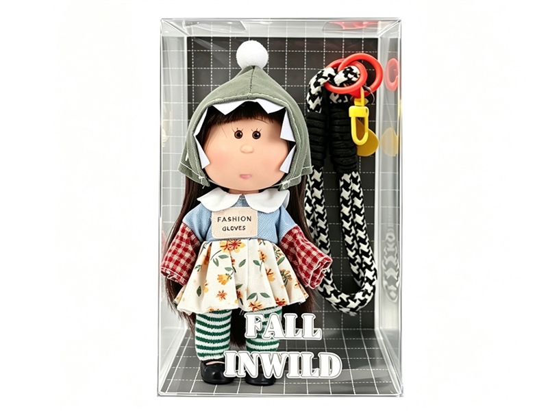 14CM RUBBER DOLL W/KEYCHAIN - HP1256215