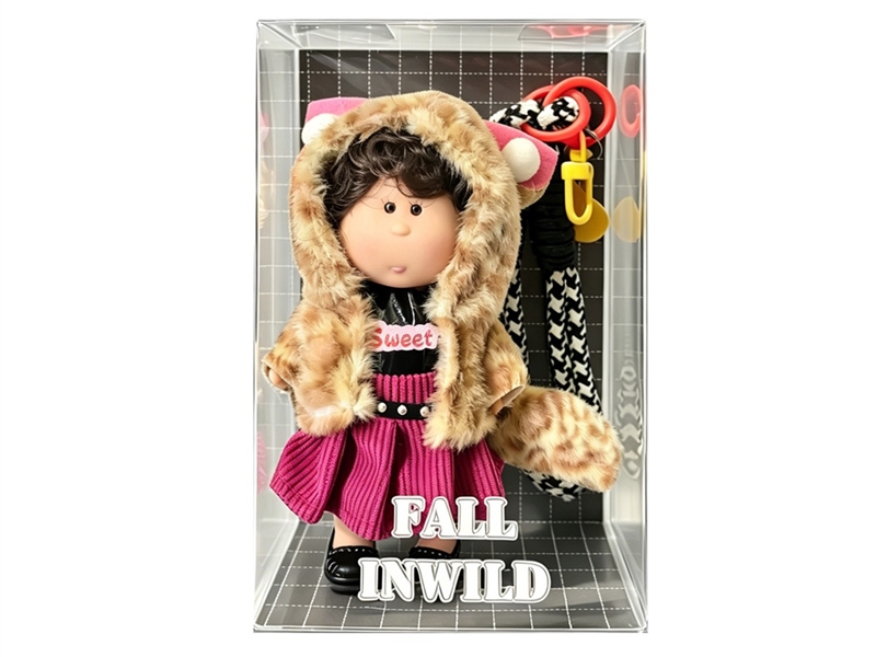14CM RUBBER DOLL W/KEYCHAIN - HP1256216