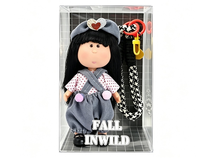 14CM RUBBER DOLL W/KEYCHAIN - HP1256217