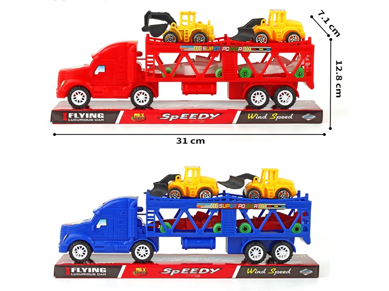 惯性平板2只赛车+2只工程车 - HP1256704
