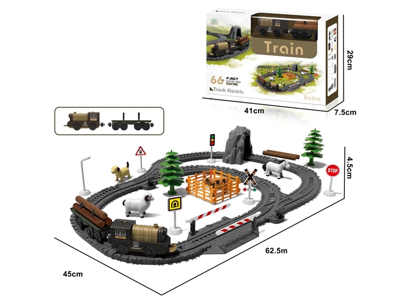 B/O TRACK TRAIN 66PCS W/SOUND - HP1257304