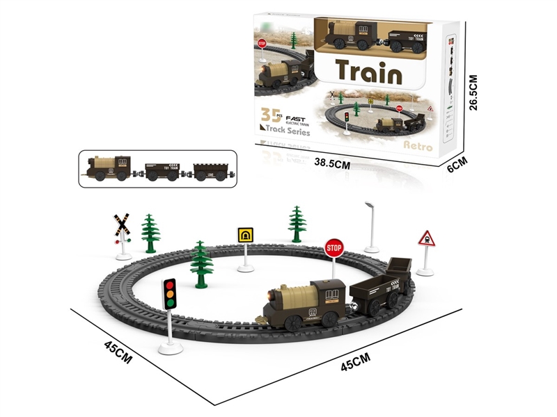 B/O TRACK TRAIN 35PCS W/LIGHT - HP1257313