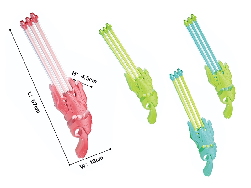 67CM WATER GUN,3COLOURS - HP1257723