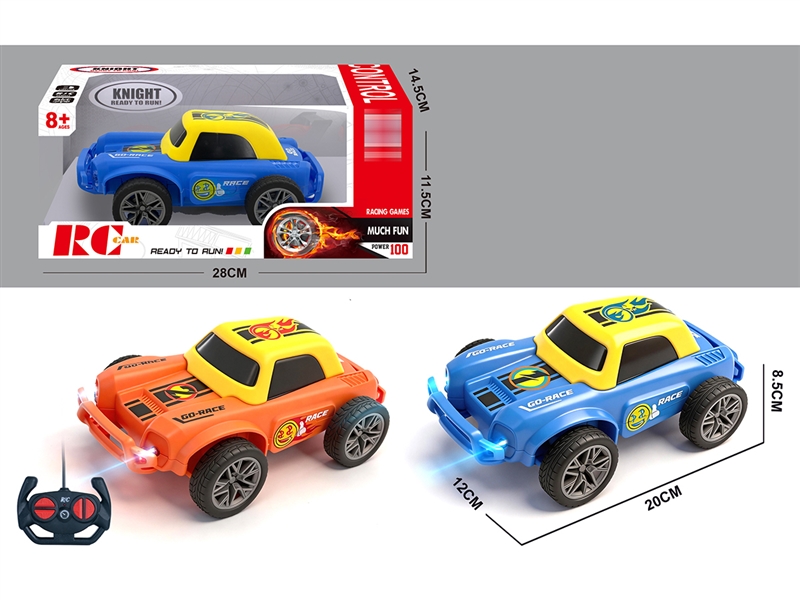 1:20 4-CHANNEL R/C CAR W/LIGHT(INCLUDE BATTERY),2COLOURS - HP1257974
