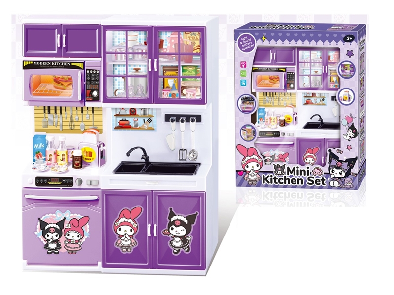 KITCHEN SET W/LIGHT & MUSIC(INCLUDED BATTERY) - HP1258607