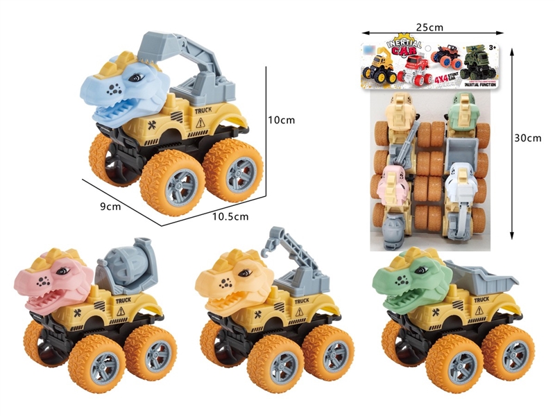 FRICTION STUNT CAR 4PCS - HP1258918