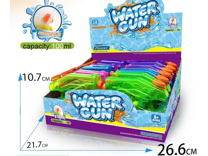 WATER GUN,12PCS/DISPLAY BOX，100ML - HP1259186