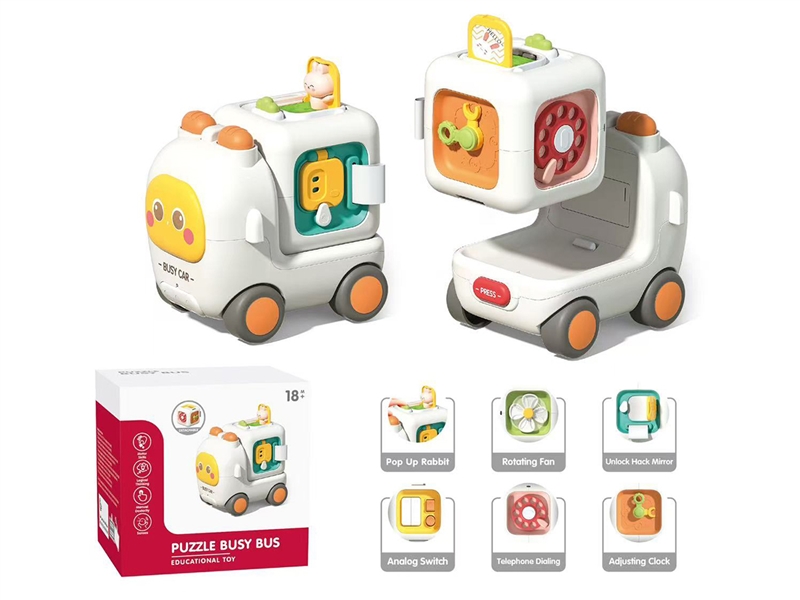 PUZZLE BUSY BUS W/MUSIC & LIGHT - HP1260333
