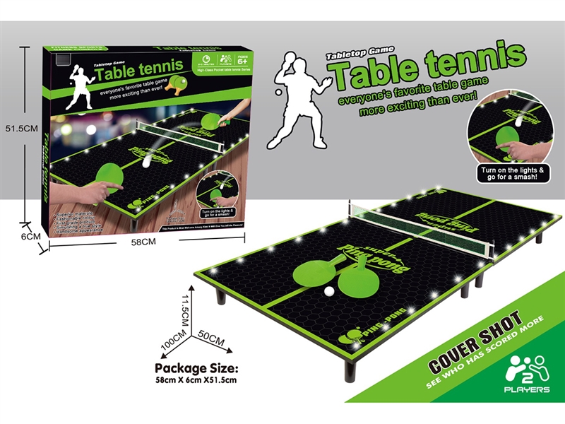 PING PONG GAME W/LIGHT（NOT INCLUDED BATTERY） - HP1260386