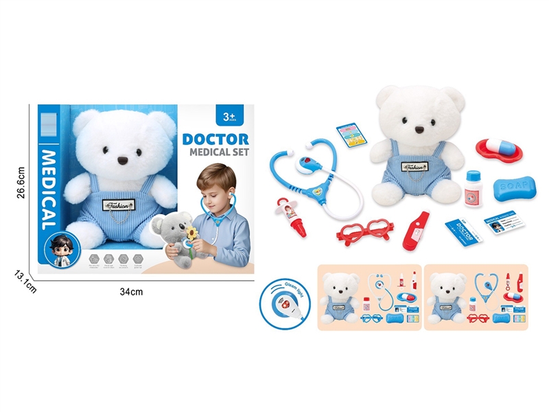 DOCTOR SET W/LIGHT & MUSIC ,2ASST( INCLUDE BATTERY) - HP1260390