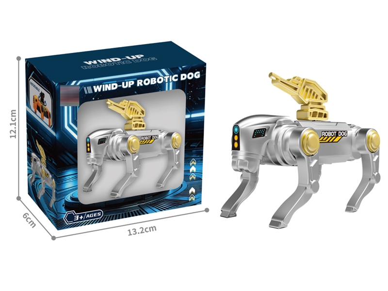 WIND-UP ROBOTIC DOG W/ACCESSORIES,3COLOURS - HP1260848