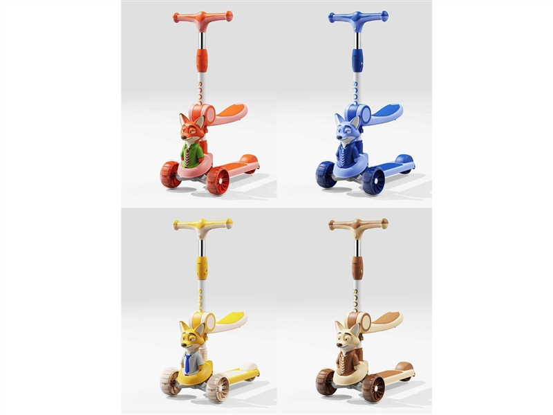 SCOOTER W/LIGHT & MUSIC，4ASST（ NOT INCLUDE BATTERY） - HP1261212