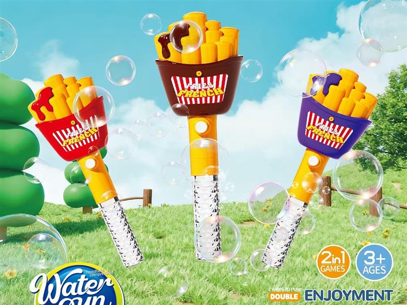 2 IN 1 WATER GUN W/BUBBLE STICK - HP1261258
