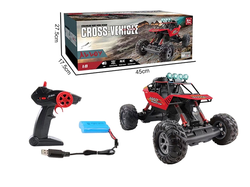 1:8 R/C CAR W/LIGHT(INCLUDED BATTERY),3 COLOURS - HP1261373