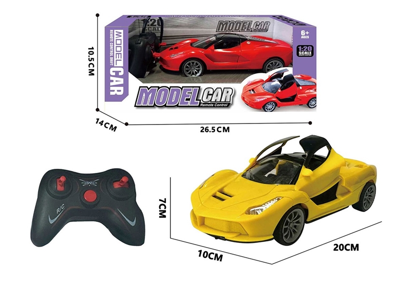 1:20 5-CHANNELS R/C CAR W/LIGHT & CAN OPEN THE DOOR(NOT INCLUDED BATTERY）,2 COLOURS - HP1261376