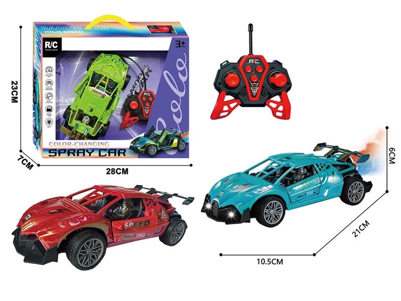 5-CHANNEL R/C CAR W/LIGHT & CAN OPEN THE DOOR & SPARY,4 COLOURS - HP1261400