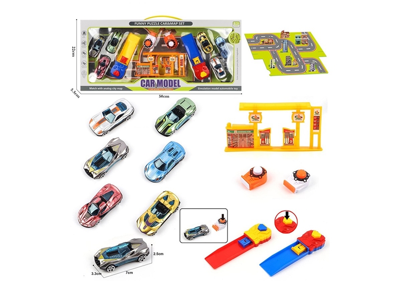 1:64滑行精品滑行跑车弹射套装 - HP1261556