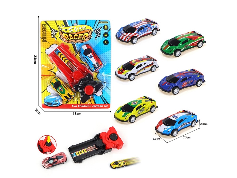 1:56 PULL BACK DIE-CAST CAR W/CATAPULT - HP1261577