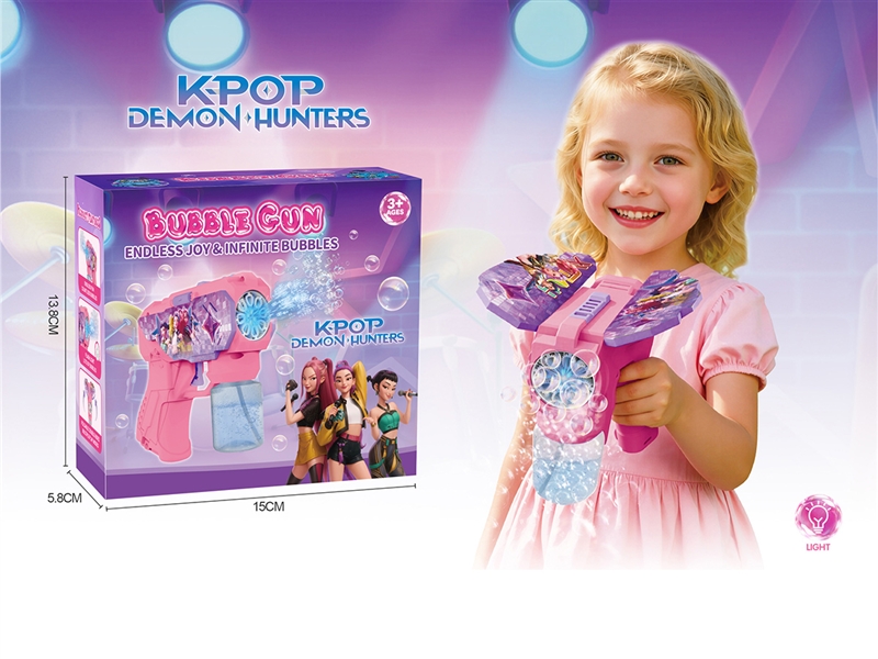 BUBBLE GUN,70M W/LIGHT(NOT INCLUDED BATTERY) - HP1261783