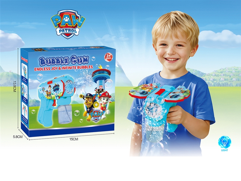 BUBBLE GUN,70M W/LIGHT(NOT INCLUDED BATTERY) - HP1261785
