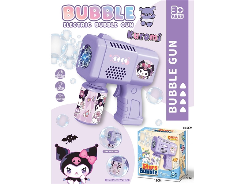 B/O BUBBLE GUN W/LIGHT,70ML - HP1261851