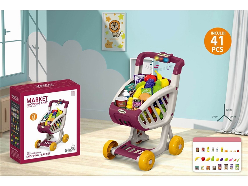 SHOPPING CART SET W/LIGHT & MUSIC,41PCS - HP1262120
