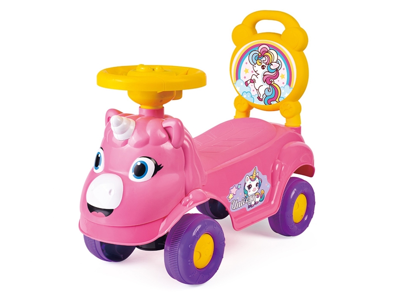 独角兽滑行童车(音乐方向盘)车身不干胶DIY新产品 - HP1262423