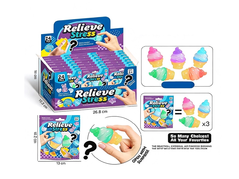 SQUEEZY TOYS 24PCS/DISPLAY BOX - HP1263119