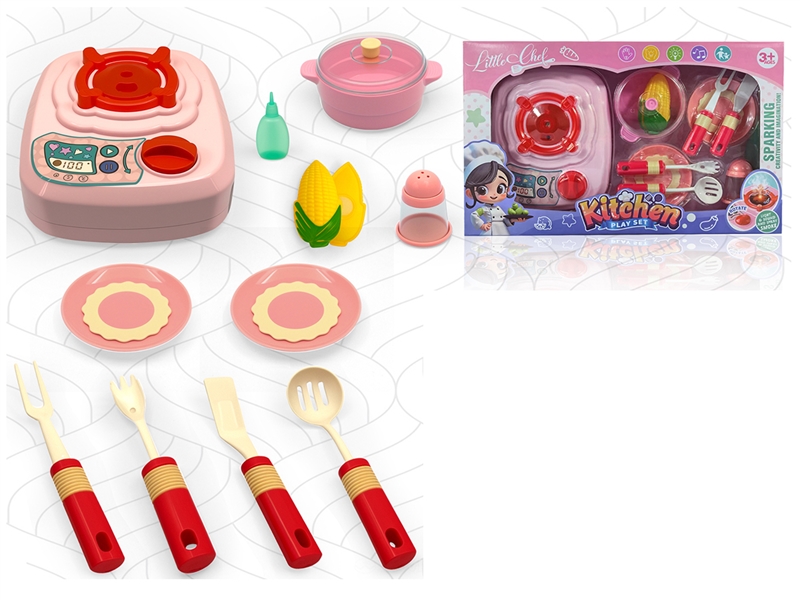 KITCHEN SET W/LIGHT & MUSIC & SPRAY - HP1263256