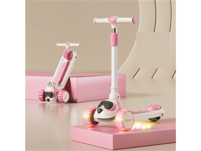 SCOOTER W/LIGHT & MUSIC，4 COLOUR（ NOT INCLUDE BATTERY） - HP1263261