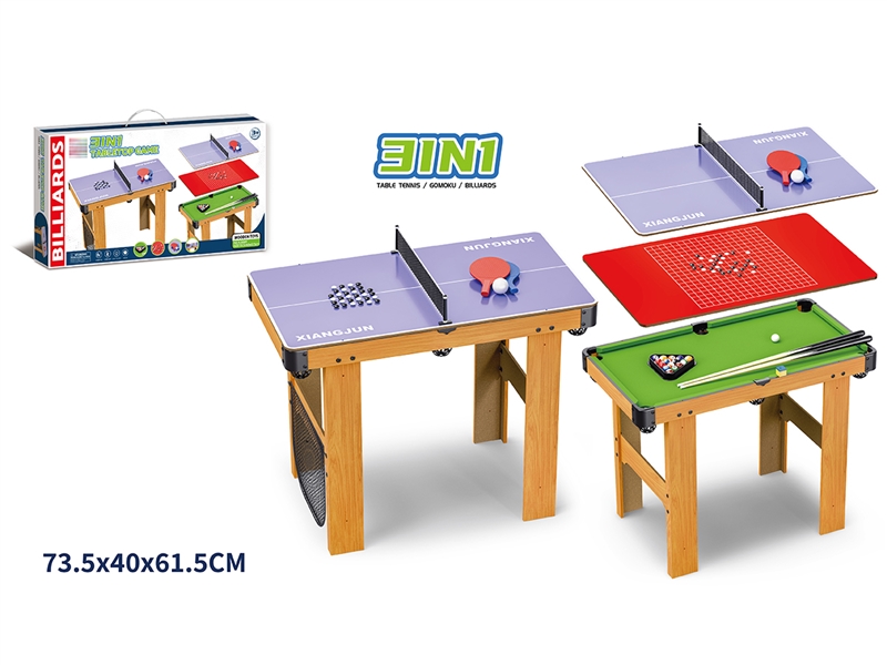 2 IN 1 SPORT GAME SET(TABLE TENNIS SET & POOL TABLE & GOMOKU ) - HP1263300