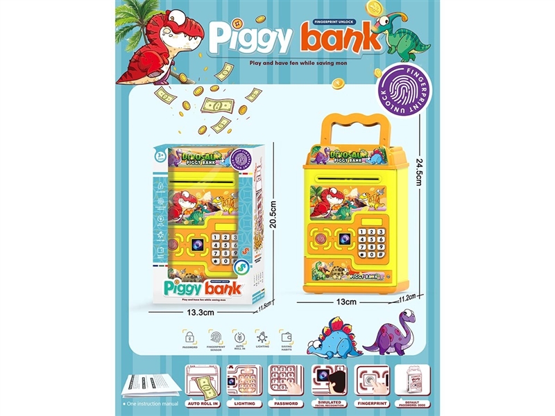 B/O PIGGY BANK W/LIGHT & MUSIC(NOT INCLUDED BATTERY) - HP1263435
