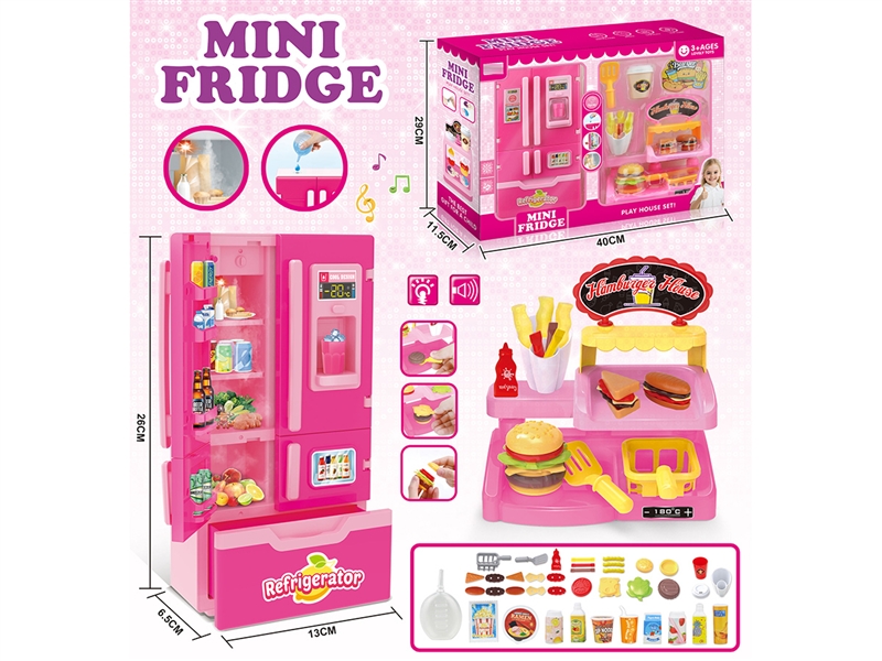 KITCHEN SET W/LIGHT & SOUND & SPRAY(NOT INCLUDE BATTERY) - HP1263512