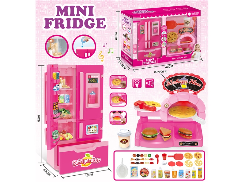 KITCHEN SET W/LIGHT & SOUND & SPRAY(NOT INCLUDE BATTERY) - HP1263513