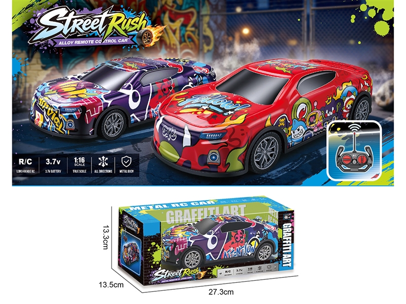 4-CHANNEL R/C DIE-CAST CAR,2ASST (INCLUDE BATTERY) - HP1263537