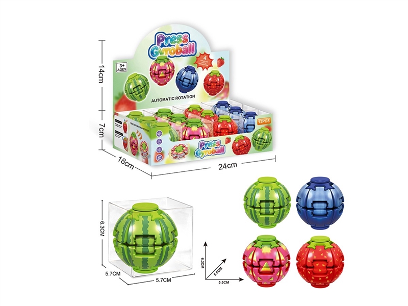 FINGER SPINNER 12PCS/DISLPAY BOX,4COLORS - HP1263576