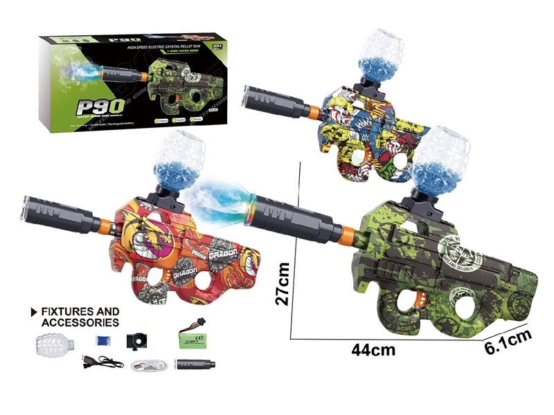B/O WATER GUN,3COLORS W/SPRAY(INCLUDE BATTERY) - HP1263668