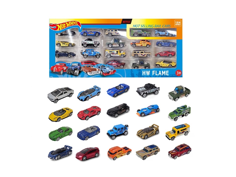 1:64 FREE WAY DIE-CAST CAR 20PCS - HP1264009