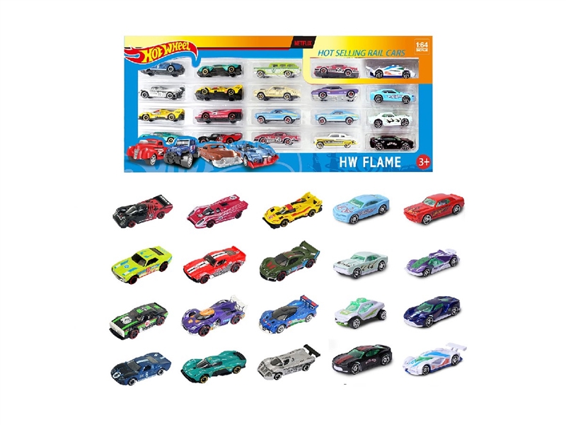 1:64 FREE WAY DIE-CAST CAR 20PCS - HP1264010