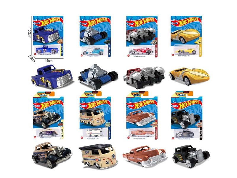1:64 FREE WAY DIE-CAST CAR ,8ASST - HP1264011