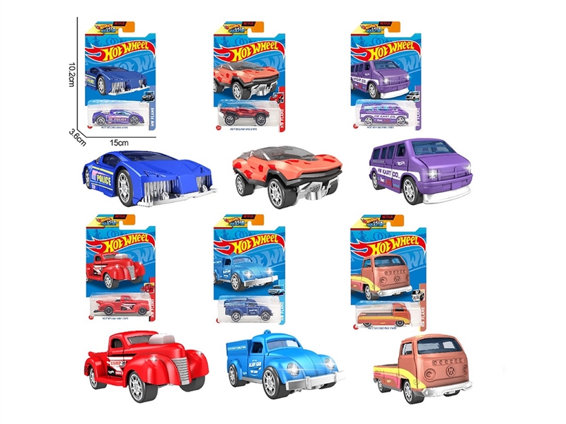 1:64 FREE WAY DIE-CAST CAR ,6ASST - HP1264015