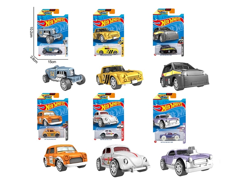 1:64 FREE WAY DIE-CAST CAR ,6ASST - HP1264016