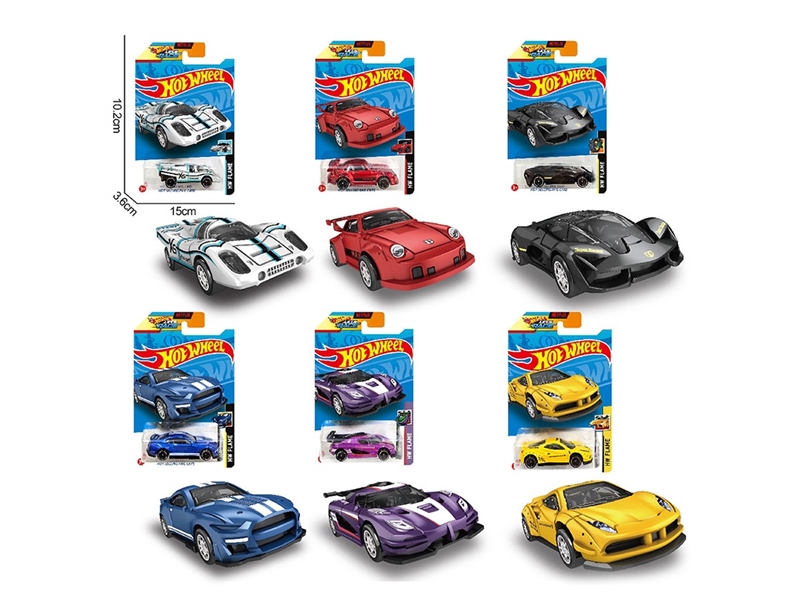 1:64 FREE WAY DIE-CAST CAR ,6ASST - HP1264017