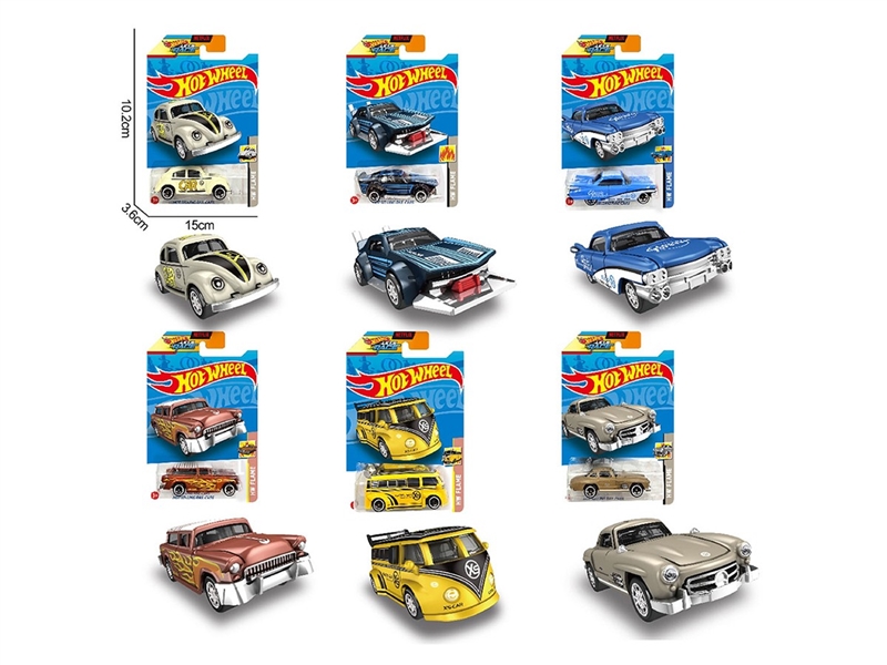 1:64 FREE WAY DIE-CAST CAR ,6ASST - HP1264019