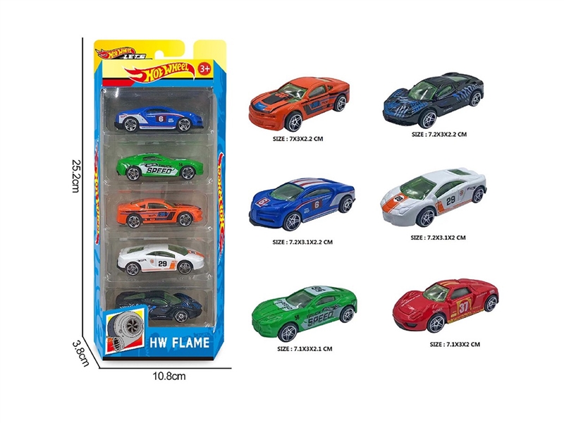 1:64 FREE WAY DIE-CAST CAR ,6ASST，5PCS - HP1264049