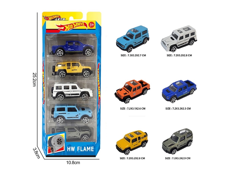 1:64 FREE WAY DIE-CAST CAR ,6ASST，5PCS - HP1264053