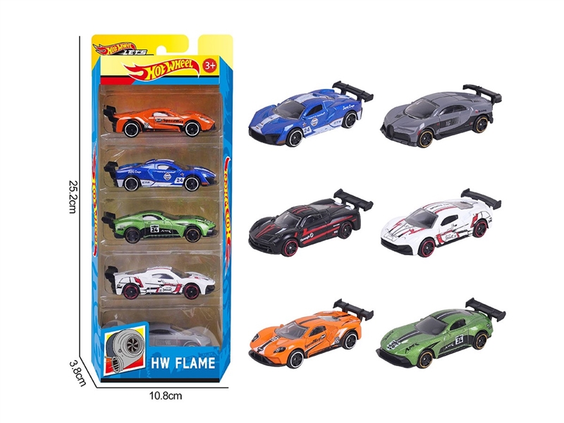 1:64 FREE WAY DIE-CAST CAR ,6ASST，5PCS - HP1264056
