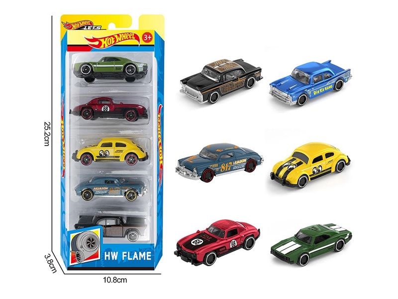 1:64 FREE WAY DIE-CAST CAR ,6ASST，5PCS - HP1264058