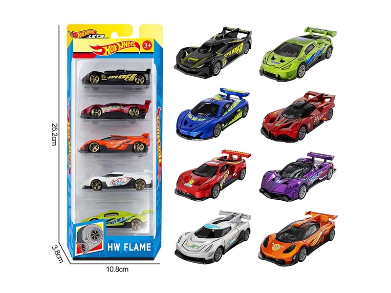 1:64 FREE WAY DIE-CAST CAR ,8ASST，5PCS - HP1264061