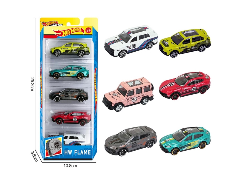1:64 FREE WAY DIE-CAST CAR ,6ASST，5PCS - HP1264064